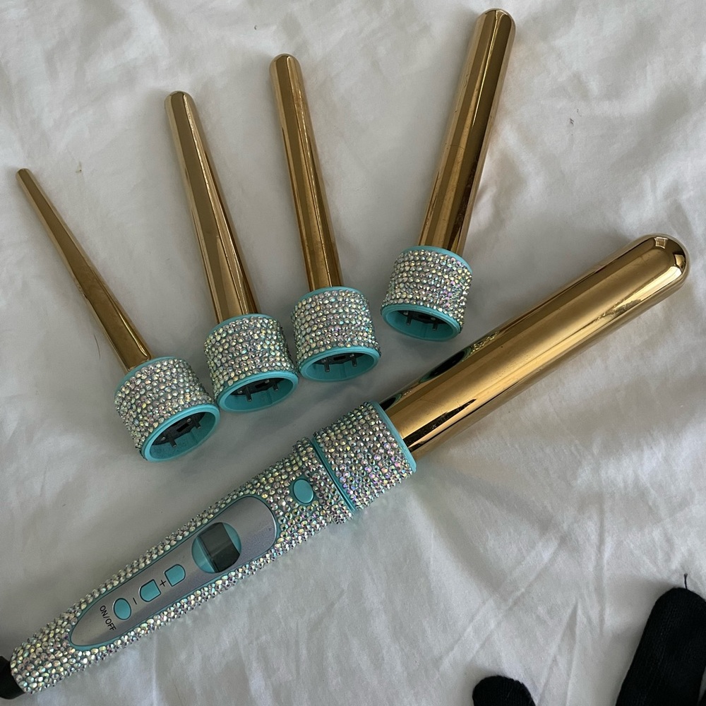 RARE Jewel Mermaid Hair Curling Iron Dolphin Wand
